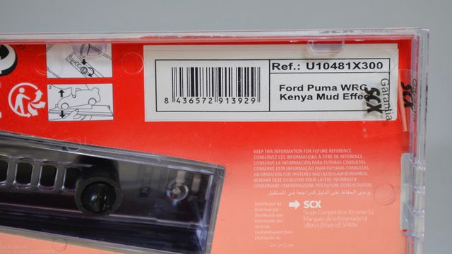 SCX Ford Puma WRC Kenya Mud effect