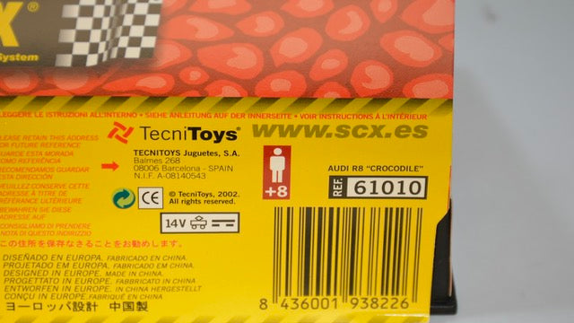 SCX Audi R8 Crocodile 61010