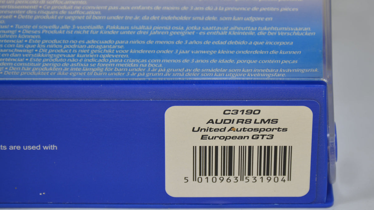 Scalextric Audi R8 LMS United Autosport C3190