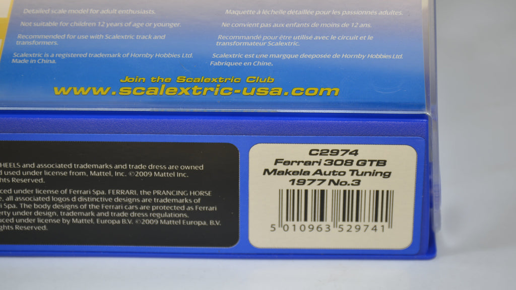 Scalextric Ferrari 308 GTB Makela C2974