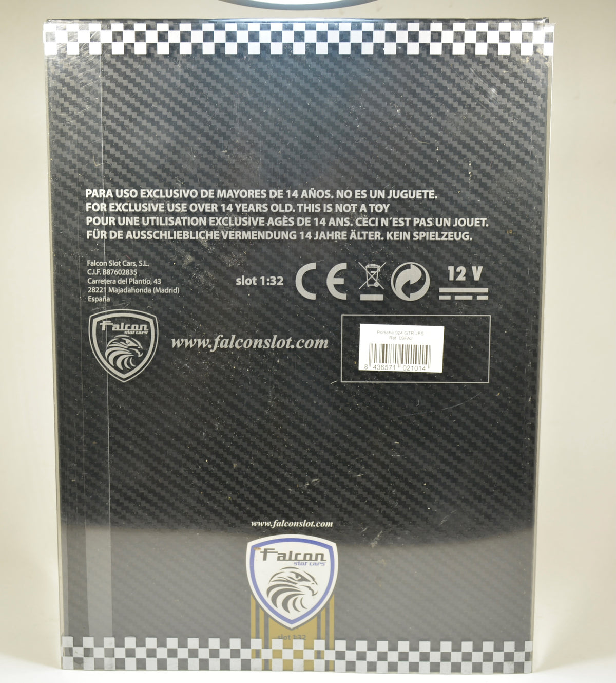 Falconslot Porsche 924 GTR JPS 09FA2