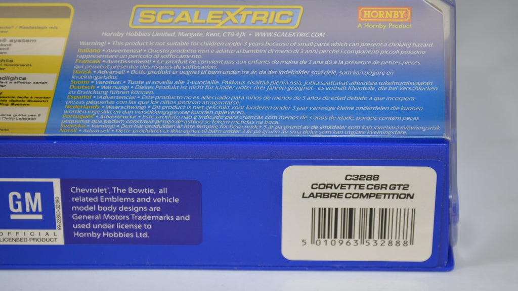 Scalextric Corvette C6R GT2 Labre C3288