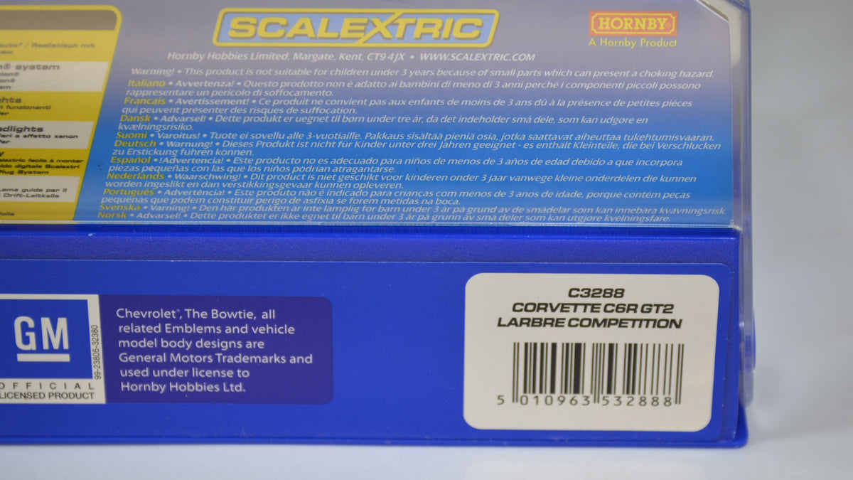 Scalextric Corvette C6R GT2 Labre C3288
