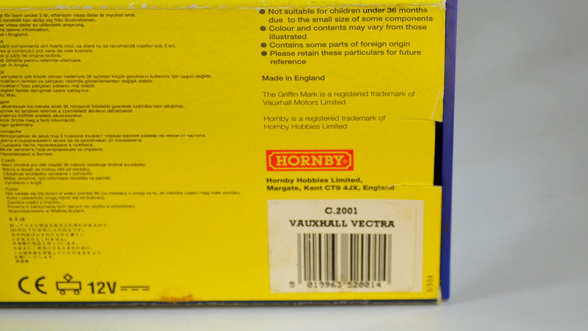 Scalextric Vauxhall Vectra C2001