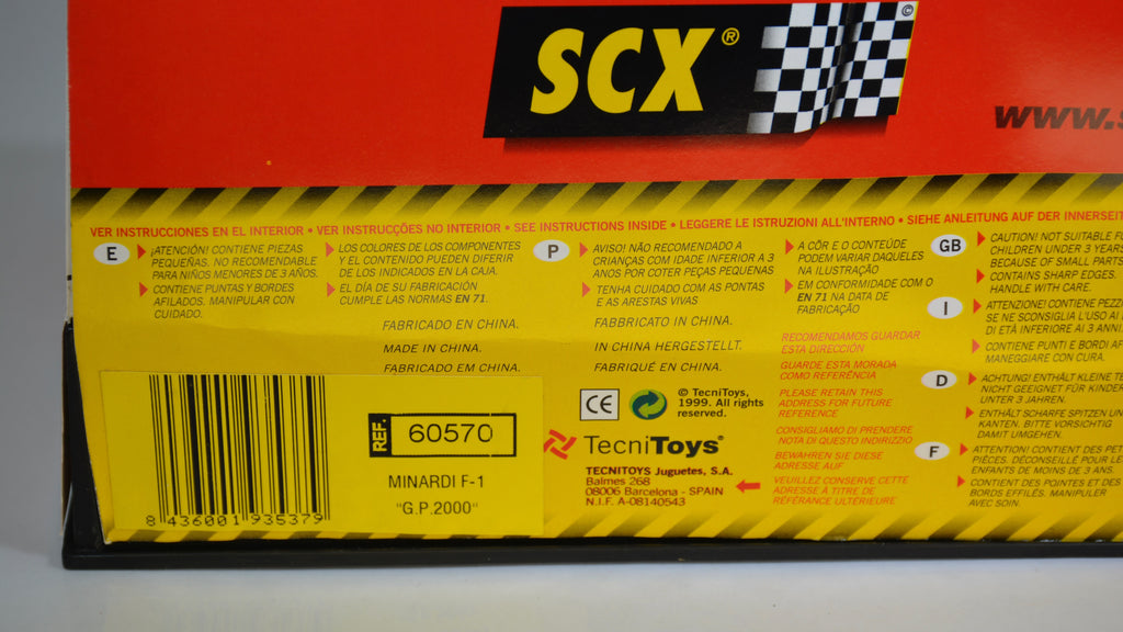 SCX Minardi F1 GP 2000 60570