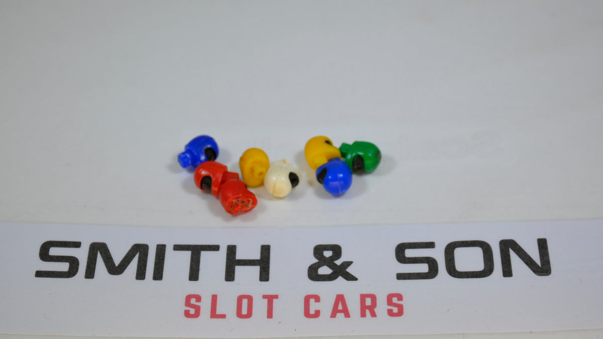 Scalextric Drivers Heads x 8