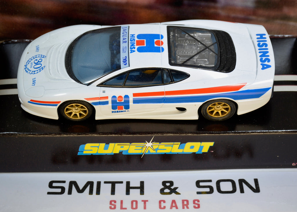 Superslot Jaguar XJ220 Hisinsa Anni Blue Logo H2024