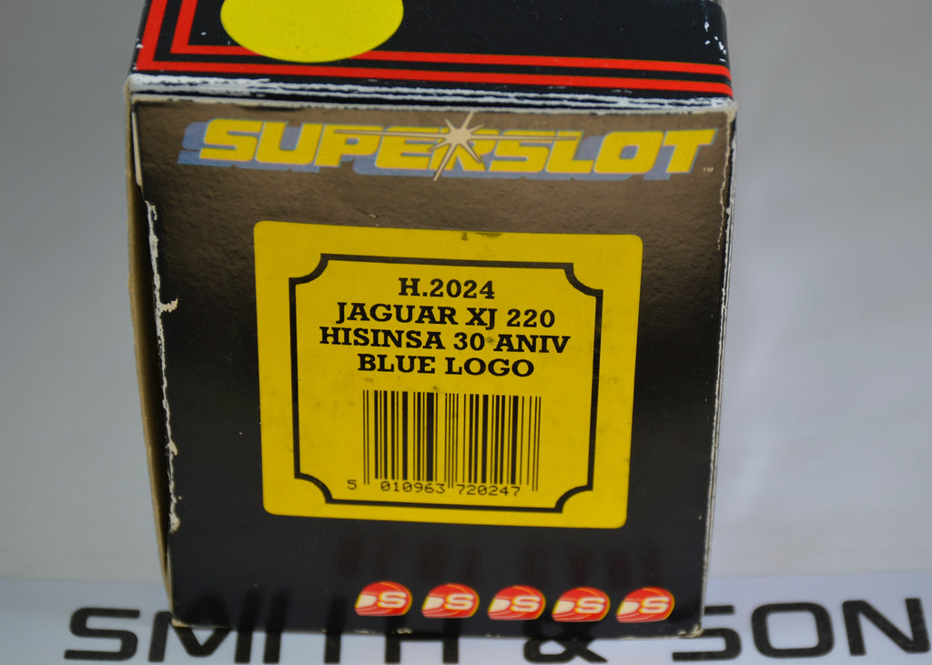 Superslot Jaguar XJ220 Hisinsa Anni Blue Logo H2024