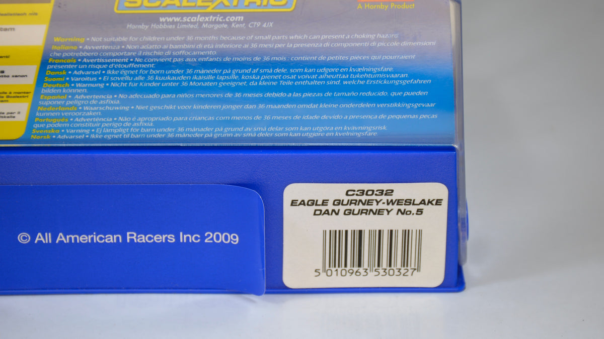 Scalextric Eagle Gurney Weslake #5 C3032