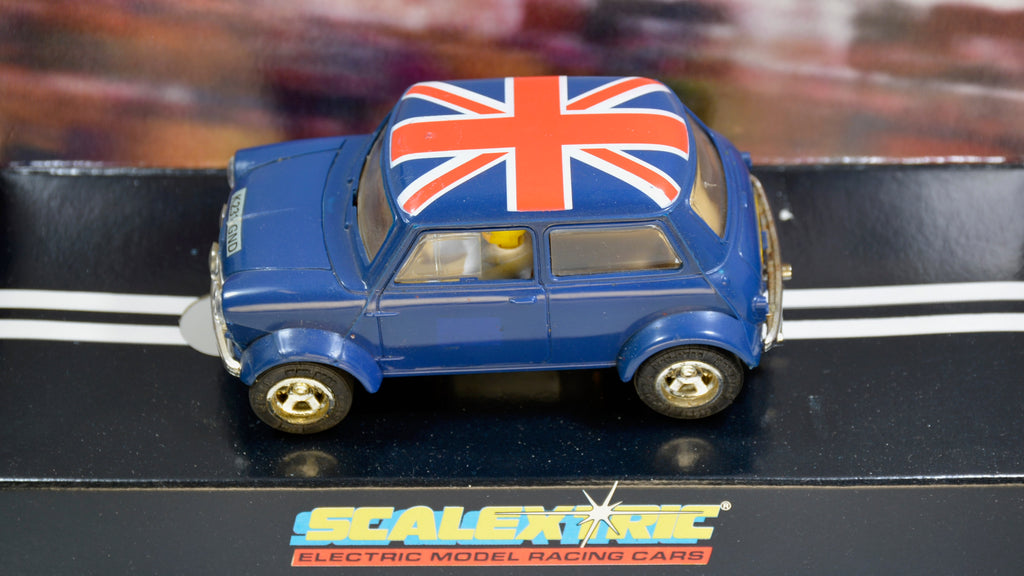 Scalextric Mini Cooper Blue C399