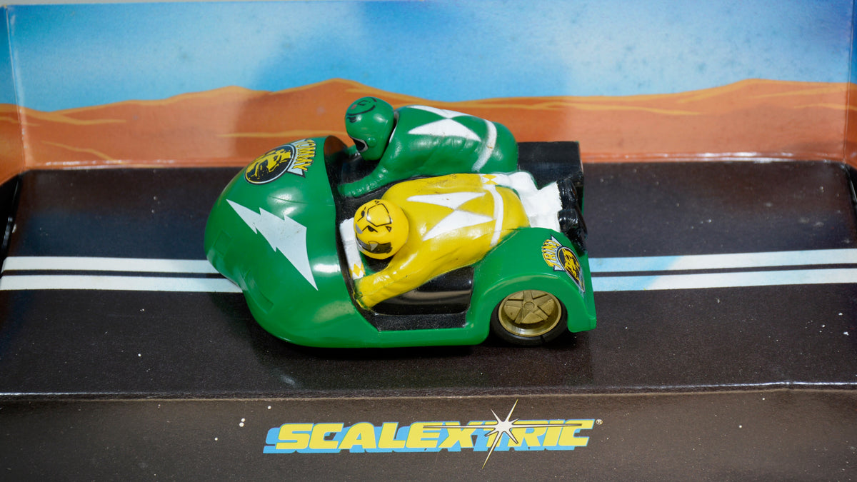Scalextric Power Rangers motorcycle Green C883