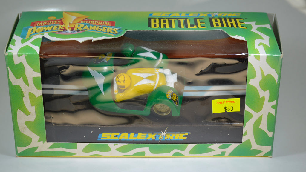 Scalextric Power Rangers motorcycle Green C883
