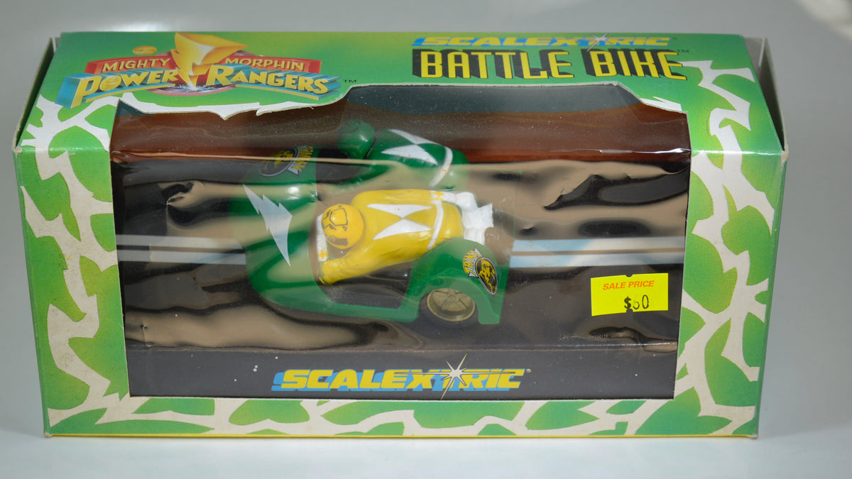 Scalextric Power Rangers motorcycle Green C883