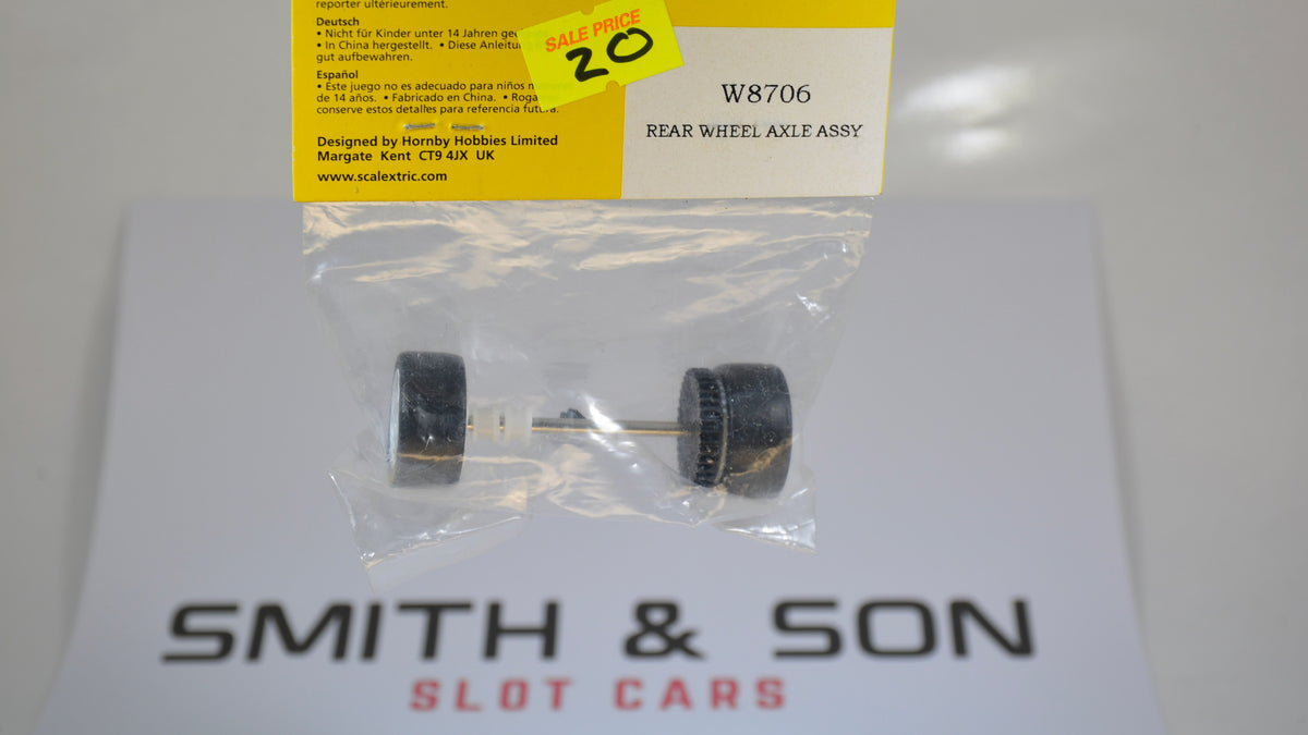 Scalextrics V8 Supercar rear axle W8706