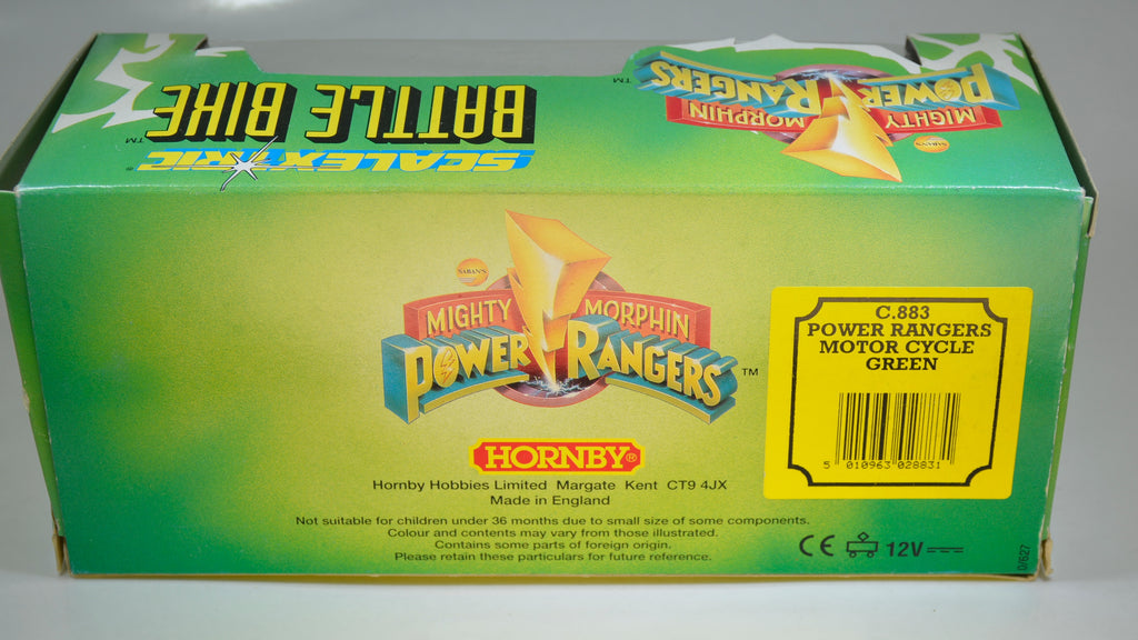 Scalextric Power Rangers motorcycle Green C883