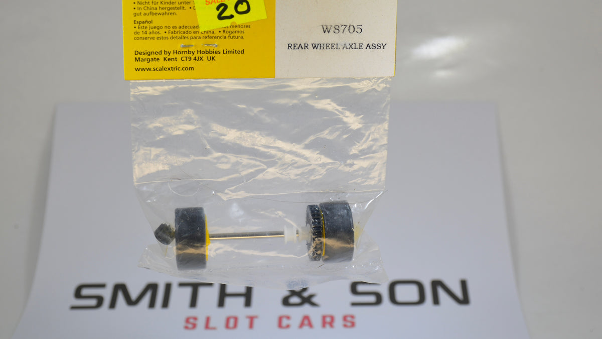 Scalextrics V8 Supercar rear axle/pinion W8705