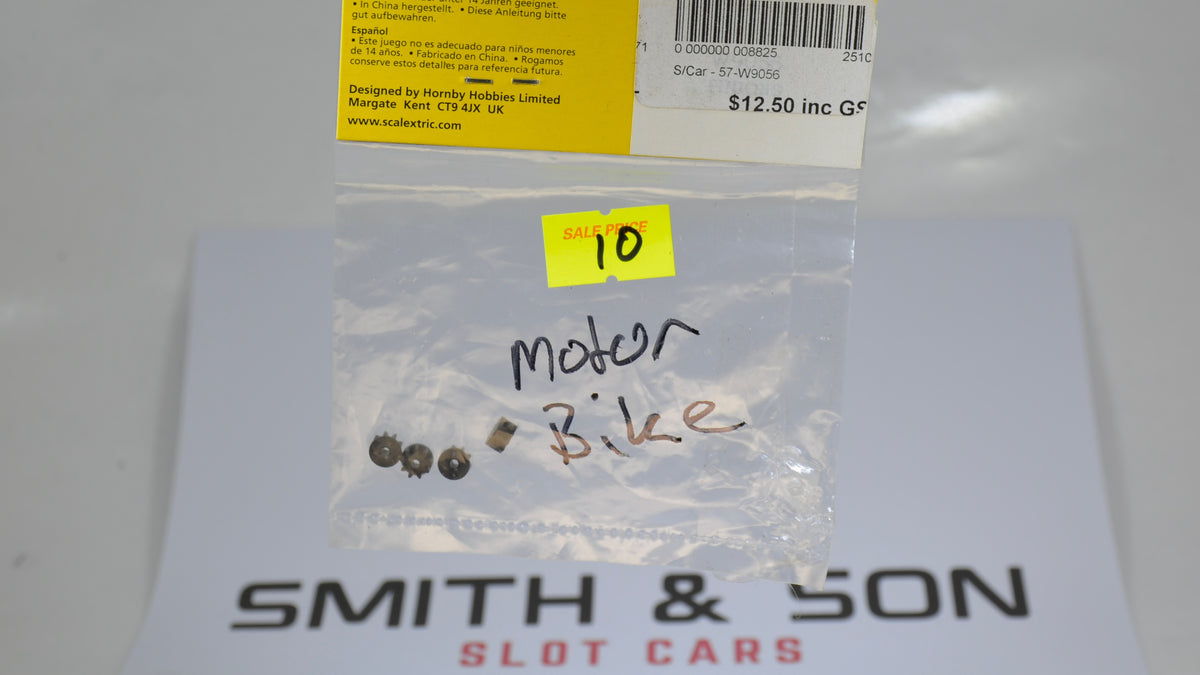Scalextrics Pinions Motorcycle x 4