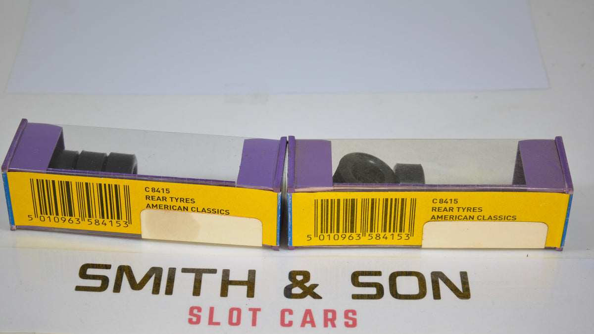 Scalextric Rear Tyres American Classics x 8