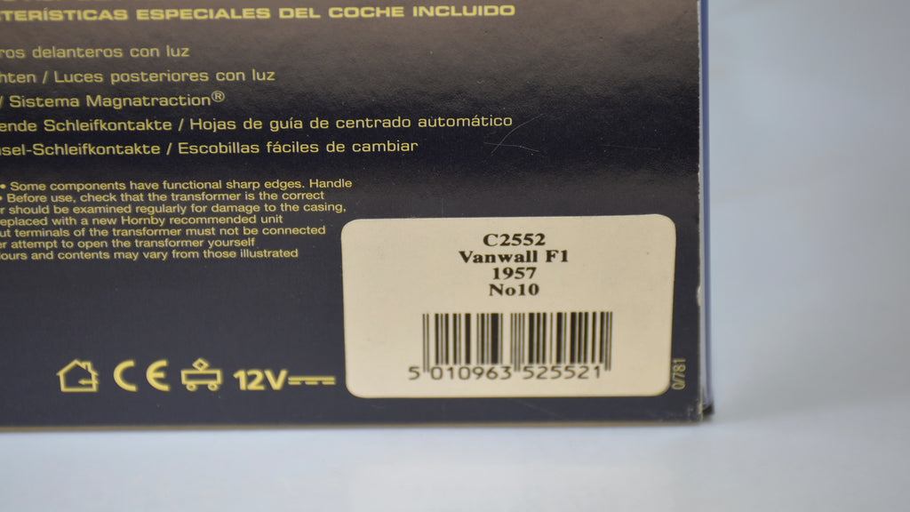 Scalextric Vanwall F1 1957 #10 C2552
