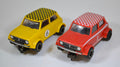 Scalextric 2 x Mini Red/Yellow