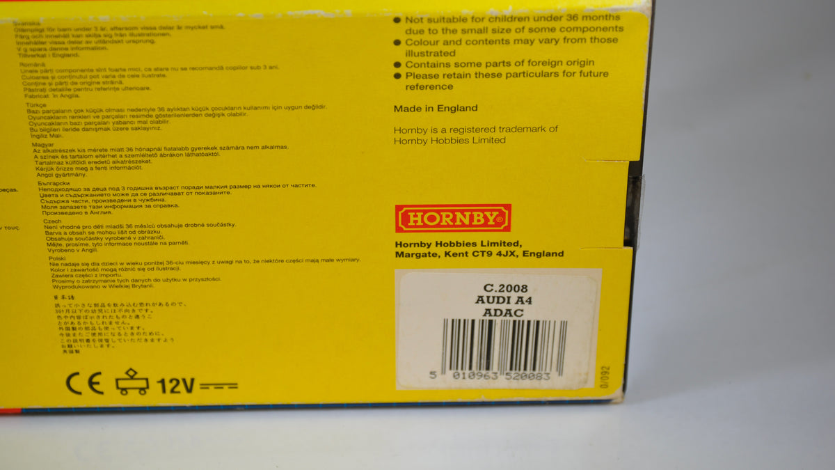 Scalextric Audi A4 ADAC C2008