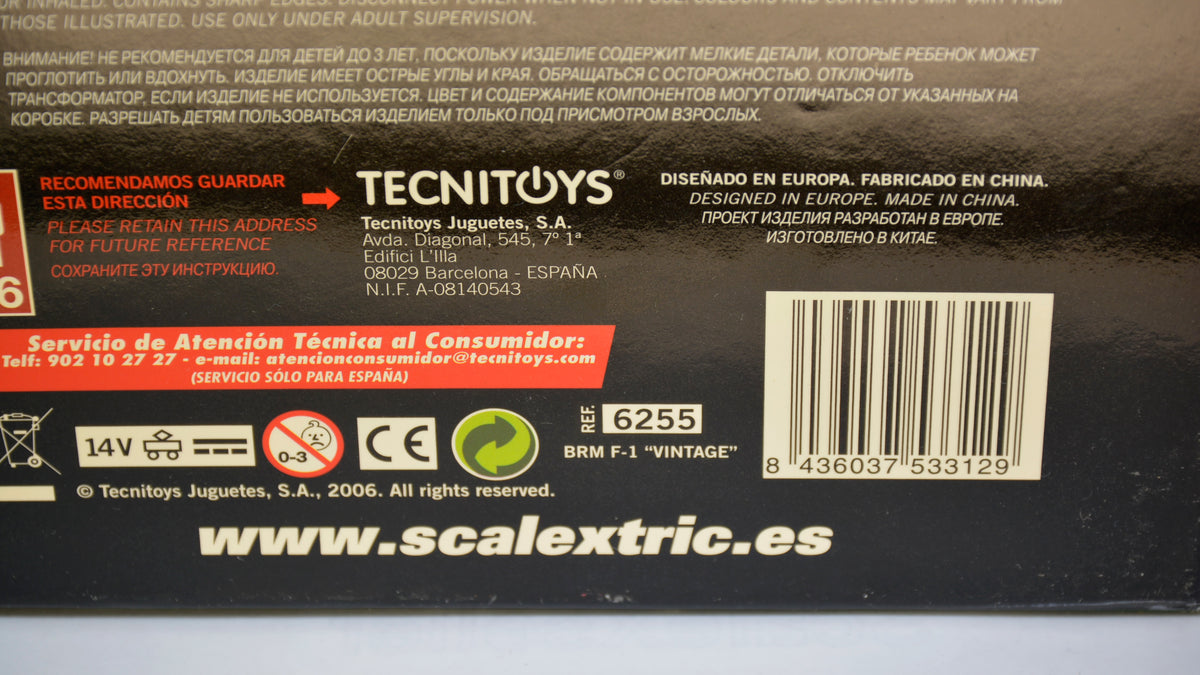 SCX BRM Vintage F1 6255