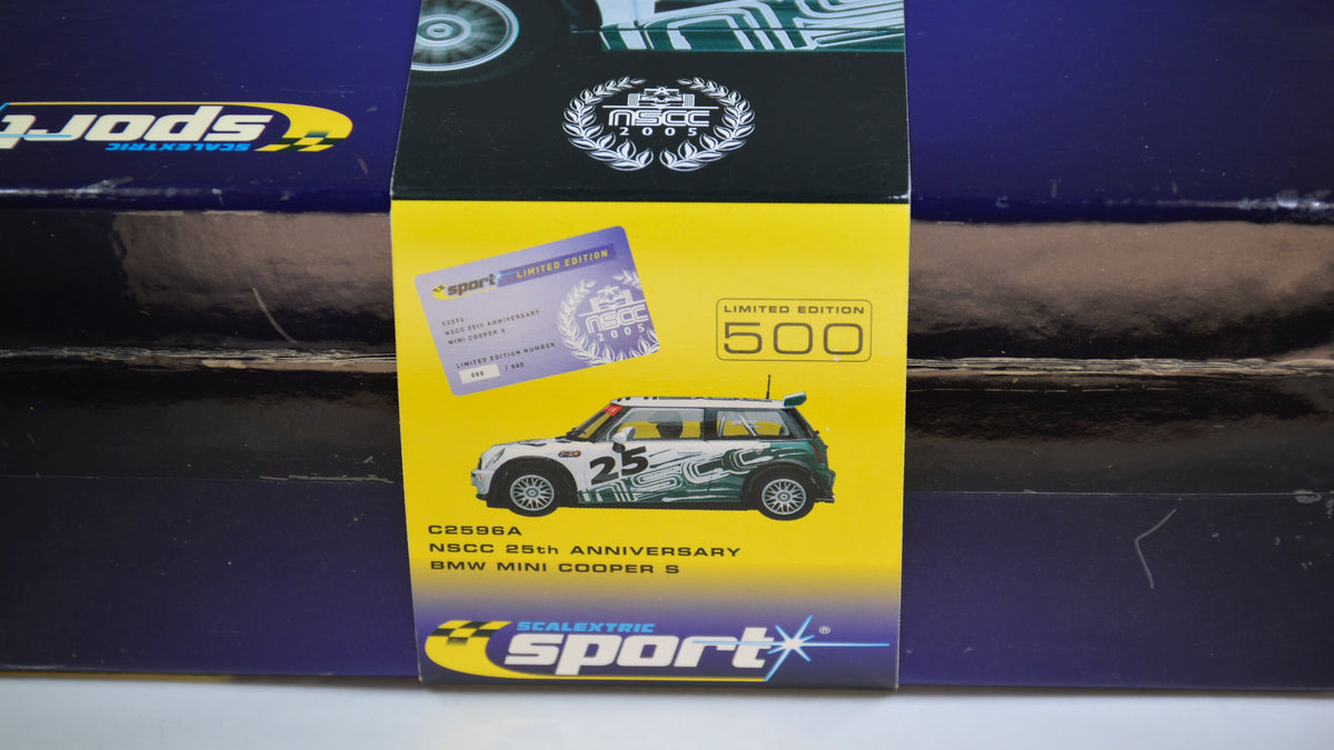 Scalextric Mini Cooper NSCC 25th Anniversary C2596A