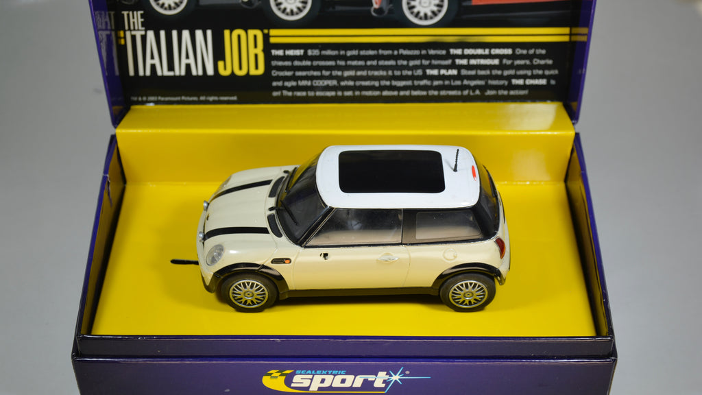 Scalextric White Mini Italian Job C2540A