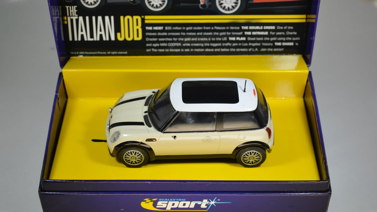 Scalextric White Mini Italian Job C2540A
