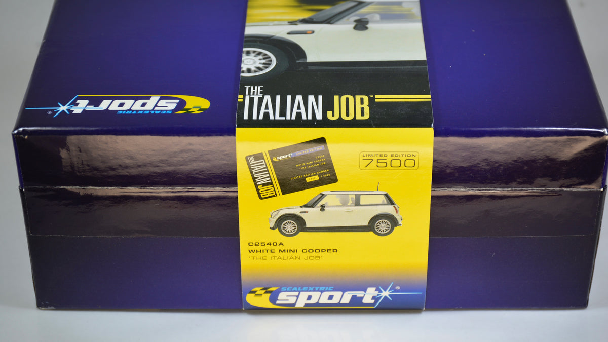 Scalextric White Mini Italian Job C2540A
