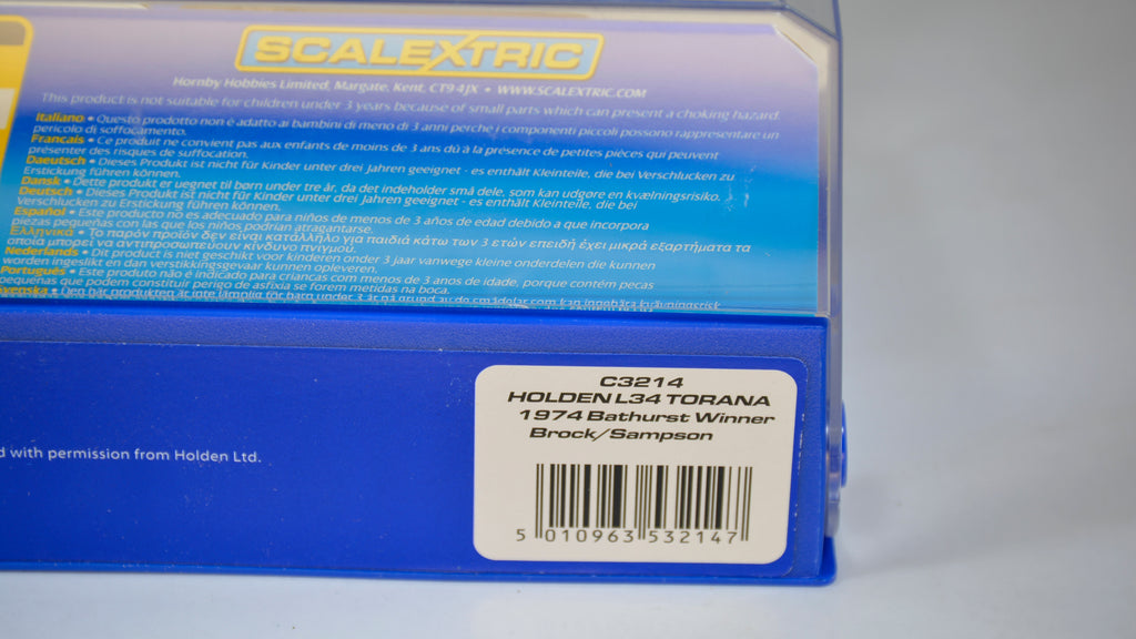 Scalextric Holden Torana L34 Brock C3214