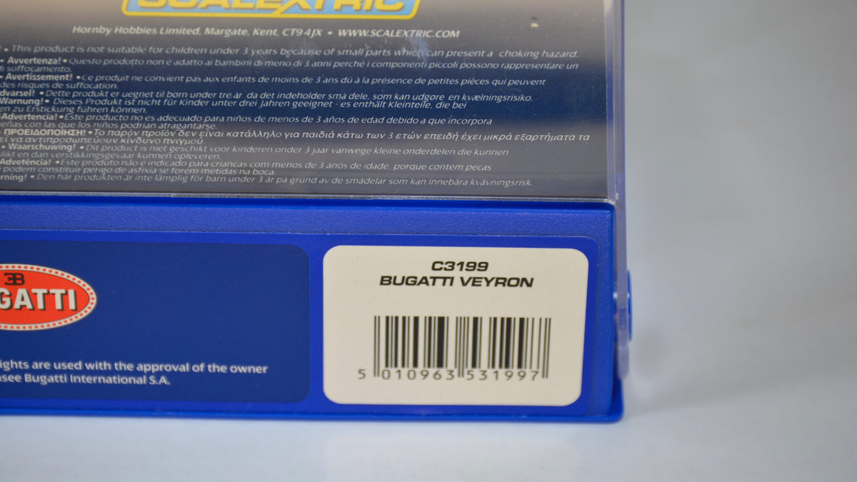 Scalextric Bugatti Veyron Blue C3199
